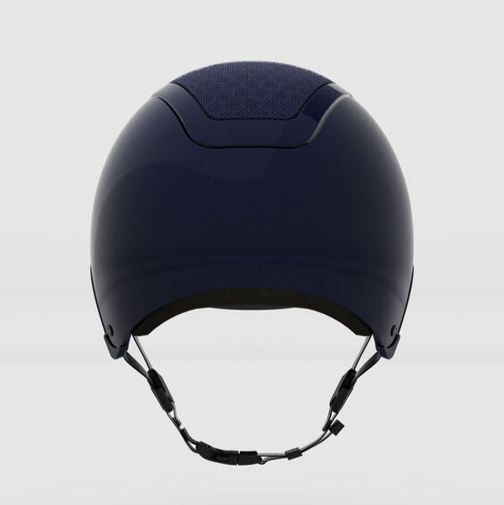 Kask Dogma Pure Shine Helmet -Atlantic Blue; back view | Malvern Saddlery
