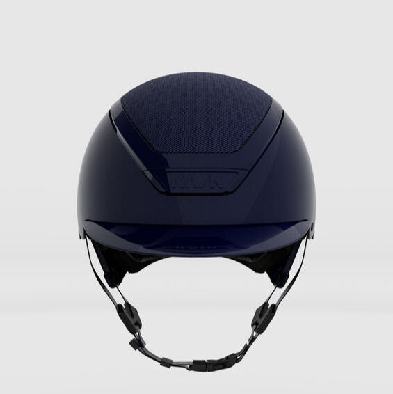 Kask Dogma Pure Shine Helmet -Atlantic Blue; front view | Malvern Saddlery