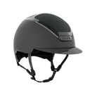 Kask Equestrian Dogma Pure Shine Helmet - Anthracite Gray; on white background | Standard Brim Helmets | Malvern Saddlery