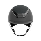 Kask Equestrian Dogma Pure Shine Helmet - Anthracite Gray; front view on white background | Standard Brim Helmets | Malvern Saddlery