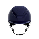 Kask Equestrian Dogma Pure Shine Helmet - Atlantic Blue; front view on white background | Standard Brim Helmets | Malvern Saddlery