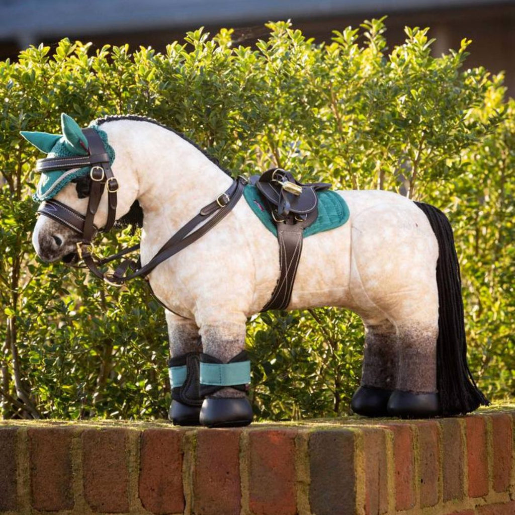 LeMieux Toy Pony Dream in Brown tack and evergreen accessories | Malvern Saddlery
