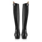 EGO7 Aries Dress Boot - Black, back view of the pair with zippers and spur rests | Malvern Saddlery