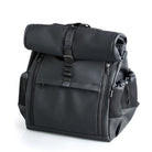Black EGO7 Axel roll-top backpack designed for riding gear and barn storage