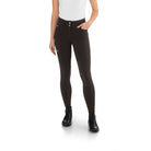 EGO7 Jumping CA Women's High-Waisted Knee Grip Breeches in Chocolate - Front View