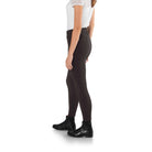 EGO7 Jumping CA Women's High-Waisted Knee Grip Breeches in Chocolate - Side Profile View