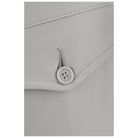 EGO7 Jumping EJ Men's Knee Grip Breeches in Ice Gray - Back Flap Button Detail