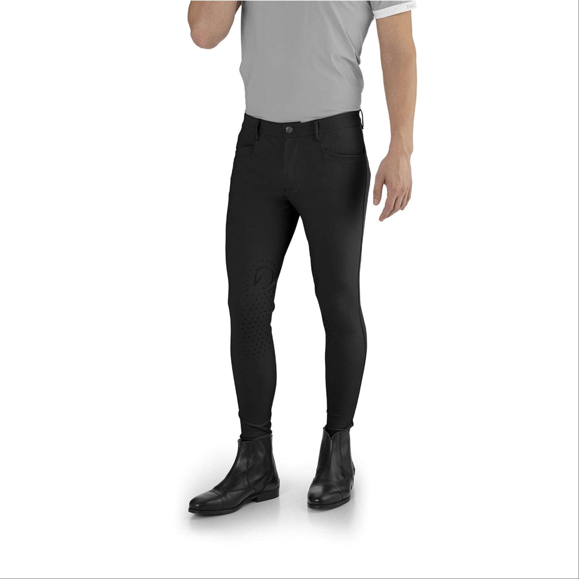 EGO7 Jumping EJ Men's Knee Grip Breeches - Black