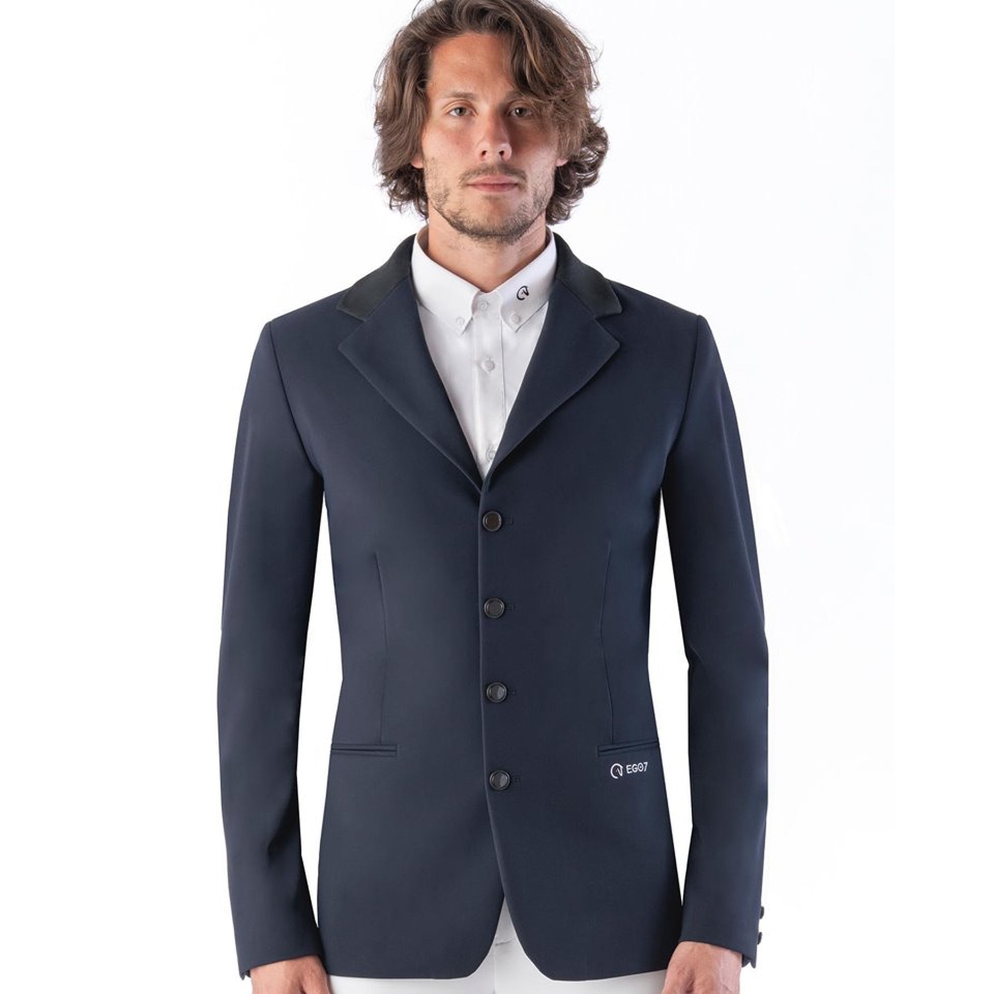 EGO7 Elegance Men's Show Jacket in Navy, front view