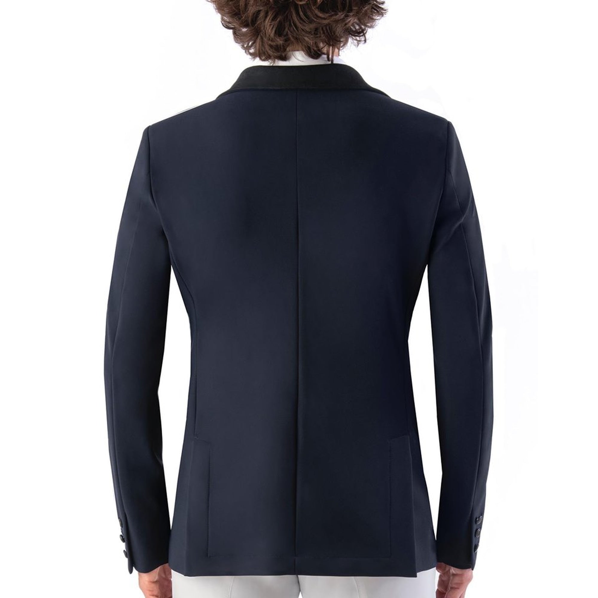EGO7 Elegance Men's Show Jacket in Navy, back view