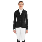 EGO7 Hunter women's black equestrian show jacket front view