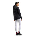 EGO7 Iris Women's Waterproof Jacket in Black, back view