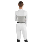 EGO7 Mesh women's long sleeve show shirt in Ice Grey back view