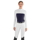 EGO7 Mesh women's long sleeve show shirt in navy