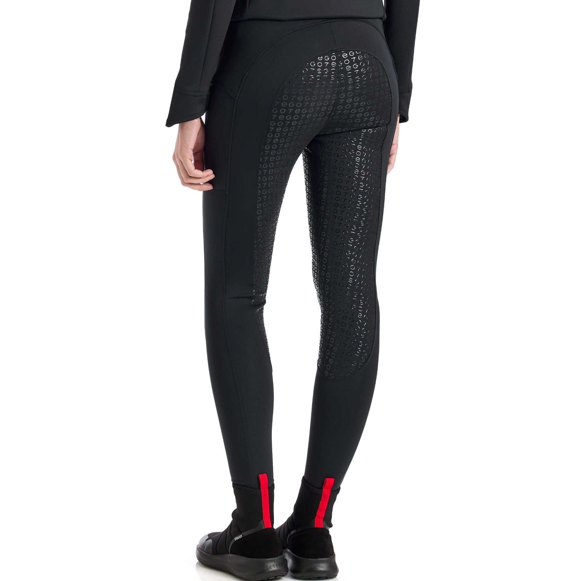 EGO7 MV Full Grip Women's Leggings in Black, back view