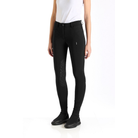 EGO7 women's knee grip jumping breeches in Black front view