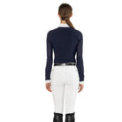 EGO7 Teresa Women's Long Sleeve Show Shirt in Navy - Back View
