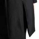EGO7 Women's Vivienne Long Parka - Black, back riding opening | Malvern Saddlery
