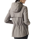 EGO7 Windcheater Jacket - Turtledove, back view with waist cinched | Ladies Outerwear | Malvern Saddlery