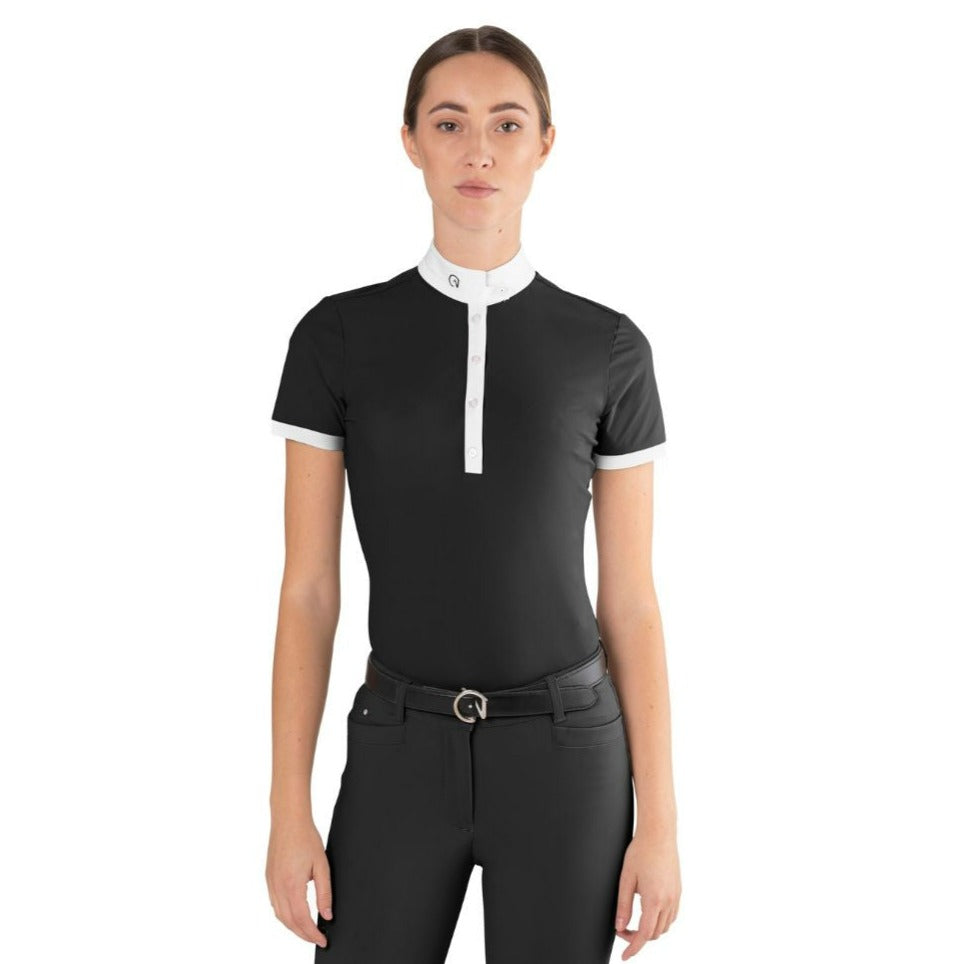 EGO7 Ladies Polo - Short Sleeve - Black | Malvern Saddlery