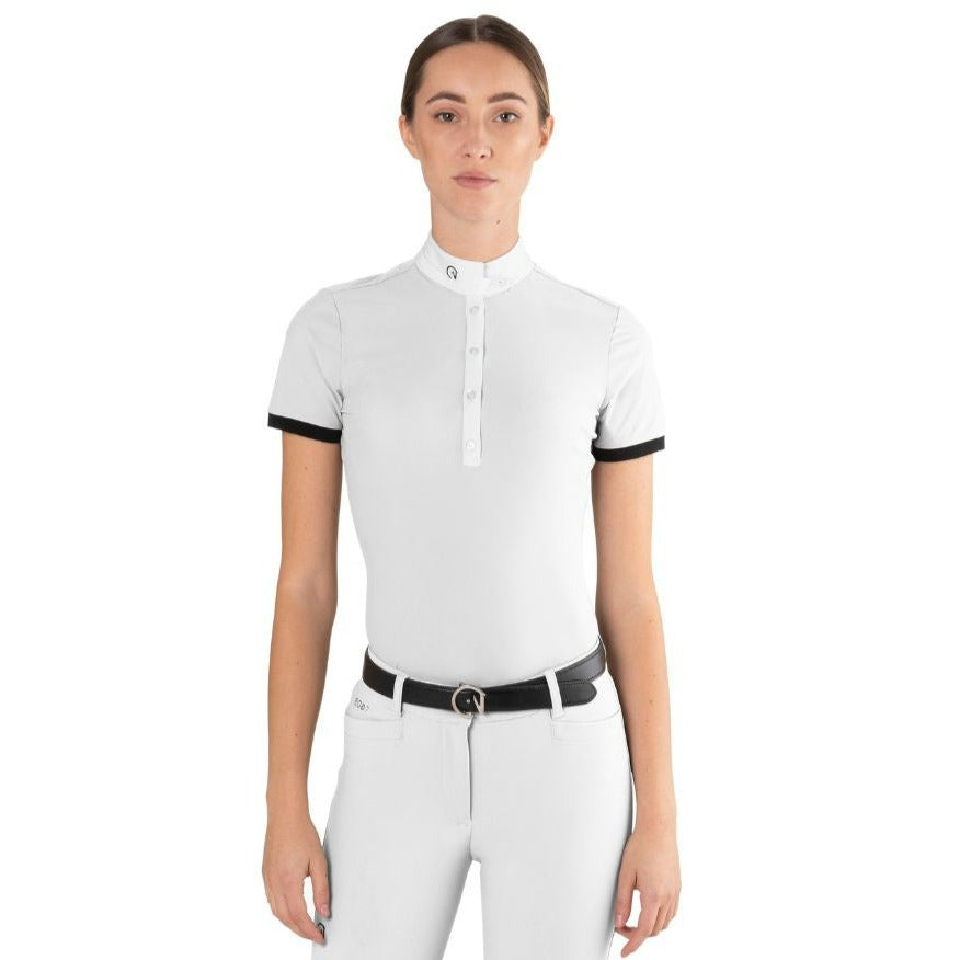 EGO7 Ladies Polo - Short Sleeve - White | Malvern Saddlery