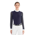 Ego7 Rita Ladies Riding Competition Shirt - Navy | Malvern Saddlery