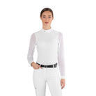 Ego7 Rita Ladies Riding Competition Shirt -White | Malvern Saddlery