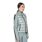 Equestro Hybrid Knit Jacket in Slate Grey side view