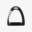 Equestro Junior Safety Stirrups in Total Black back view