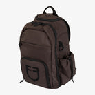 Equestro Unisex Ripstop Technical Backpack in Dark Brown side angle