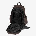 Equestro Unisex Ripstop Technical Backpack opened like a suitcase