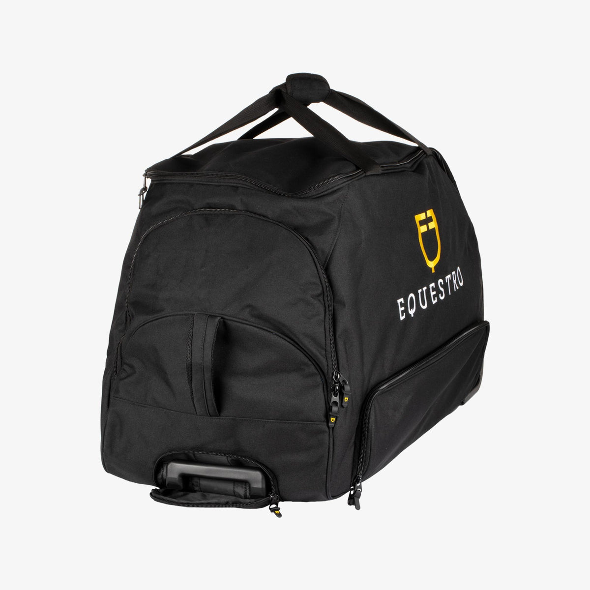 Equestro Trolley Bag in Black side angle