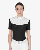 Equestro Women's Crystal Polo Show Shirt | Short Sleeved Competition Shirts | Malvern Saddlery