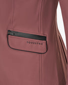Equestro Women's Classic Show Coat - Maroon; pocket detail | Equestrian Competition Apparel| Malvern Saddlery