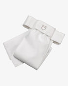 Equestro Lancelot Dressage Stock - White | Dressage Accessories | Malvern Saddlery