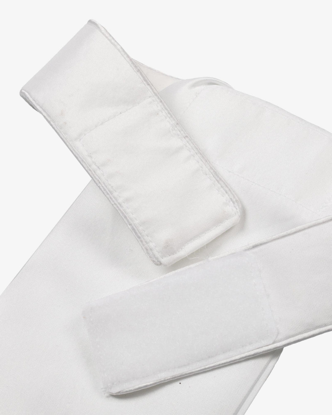 Equestro Lancelot Dressage Stock - White; back view  | Dressage Accessories | Malvern Saddlery