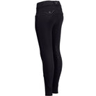 Halter Ego Evolution Knee Grip Breeches - Black with Gunmetal detail, back view| Malvern Saddlery