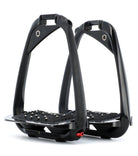 Flex-On IR-ON S Safety Stirrup - Black frame, black footbed