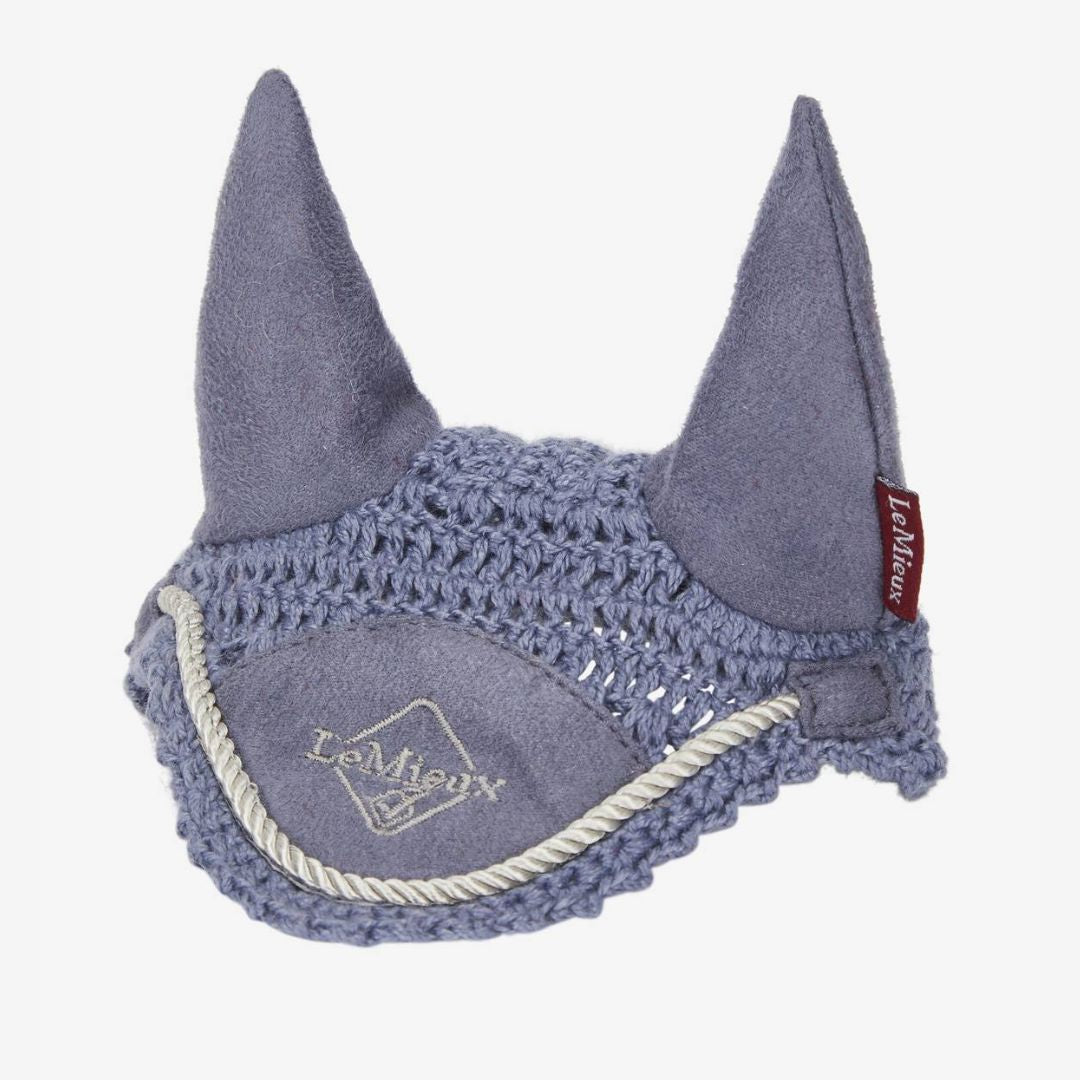 LeMieux Toy Pony Crochet Fly Bonnet - Jay Blue | Malvern Saddlery