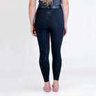 For Horses Rita Women's High Rise Knee Grip Breeches in Black back view