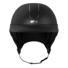 GPA Speed Air Global TLS Equestrian Helmet - Black Matte; front view on white background | Malvern Saddlery