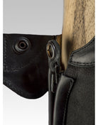 Tucci Time Harley Half Chap - snap detail | Malvern Saddlery