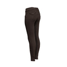 Halter Ego Women's Evolution Mid Waist Full Grip Breeches - Mocha, back view on white background | Malvern Saddlery