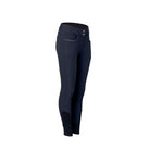 Halter Ego Women's Evolution Mid Waist Full Grip Breeches - Navy Sparkle, front view on white background | Malvern Saddlery