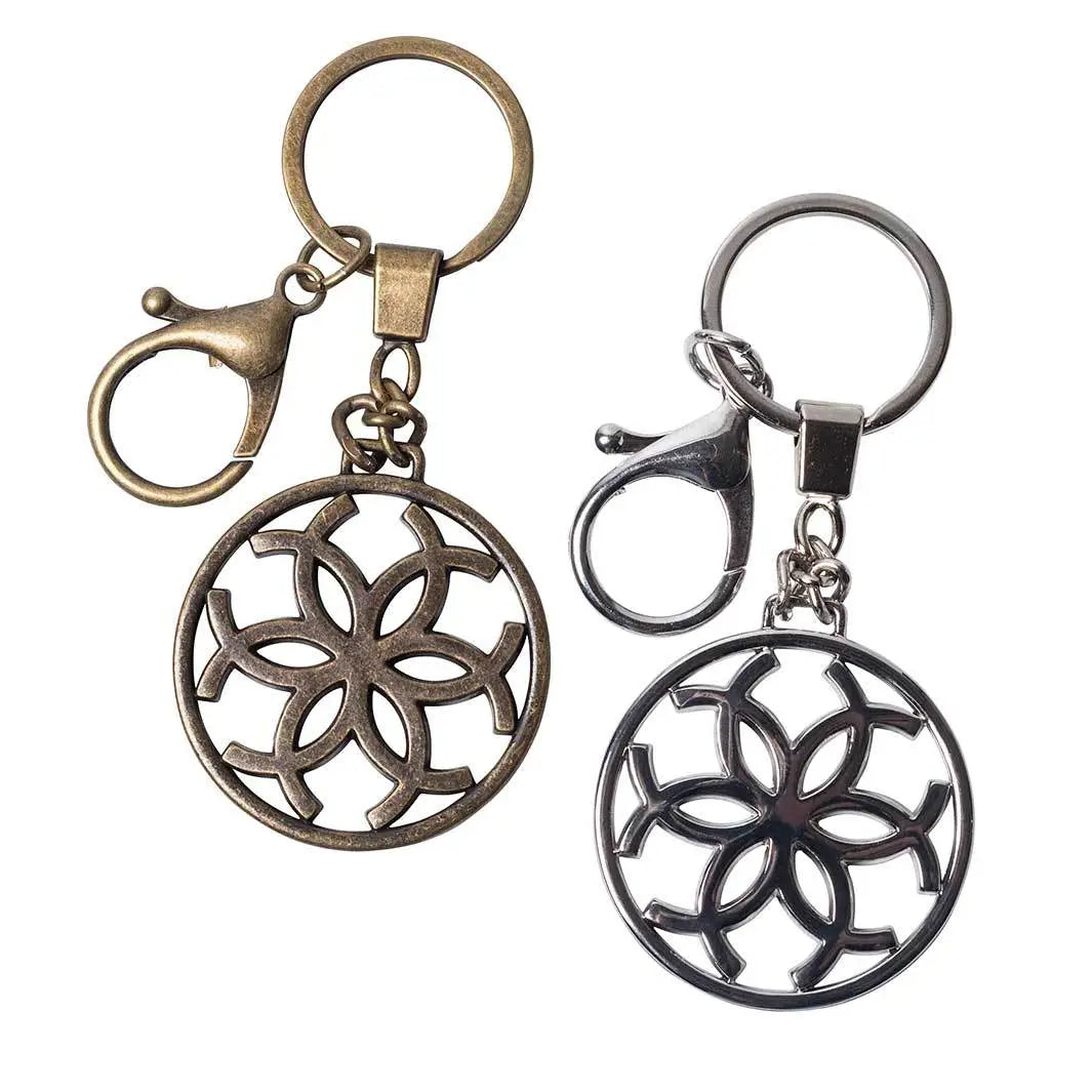 Horseshoe Keyring in Antique Brass & Nicket Finishes | Malvern Saddlery