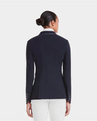 Horse Pilot Aeromade Women's Competition Jacket - Dark Night, back view | Equestrian Show Coats | Malvern Saddlery