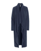 Luxe Fleece Waterfall Cardigan - Evening Blue | Malvern Saddlery