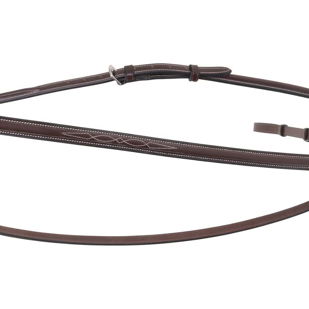 Huntley Sedgwick Fancy Stitched Raised Standing Martingale - Austalian Nut Brown | Tack Shop | Malvern Saddlery