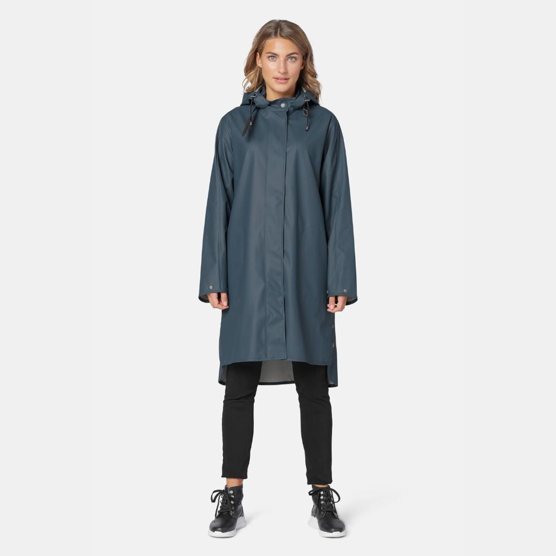 Ilse Jacobsen Raincoat - Orion Blue   | Malvern Saddlery