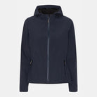 Ilse Jacobsen Short Softshell Raincoat - Navy Blue | Women's Outerwear | Malvern Saddlery